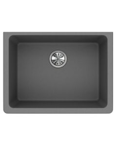 Elkay ELGU2522GS0 Qtz 25x18.5x9.5 Sng Und Sink Greystone