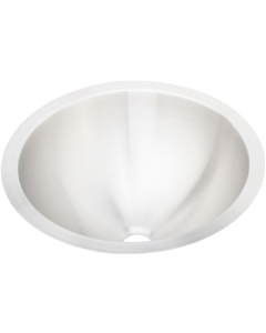 Elkay ELU16 Asana Single Bowl Undermount Bathroom Sink in Stainless Steel