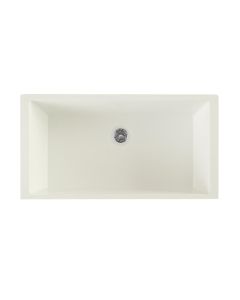 Elkay ELXRUP3620RT0 Qtz 36x20x9 Single UMnt Sink+PD Ricotta
