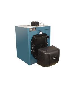 Burnham EMP182E-TB EMP™ 182 MBtu Input, 87%  AFUE, 3-Pass Oil Fired Cast Iron Water Boiler Chimney or Direct Vent  (Packaged)