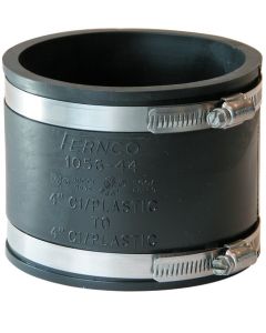 Rubber Coupling PVC to Cast Iron (or Cast Iron to PVC) 4"