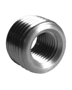 1" x 3/4" Black Malleable Cast Iron Face Bushing