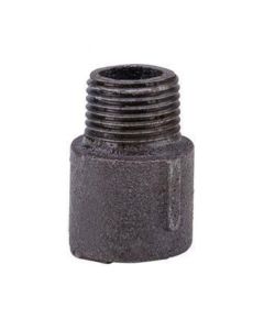 3/4" Black Malleable Extension Piece