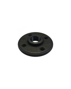 1" Black Malleable Floor Flange