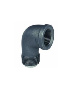 1/2" Black Malleable Elbow 90° Street