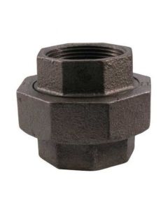 2" Black Malleable Union