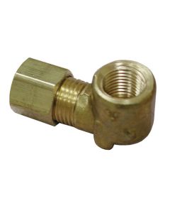 Brass Compression x Female Iron Pipe Elbow Adapter 5/8" x 1/2"