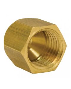 Brass Flare Cap 1/4"