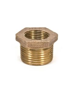 1" x 3/4" Brass Hex Bushing
