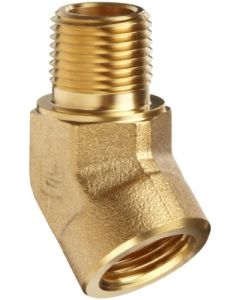 2 1/2" Brass Elbows 45° Street