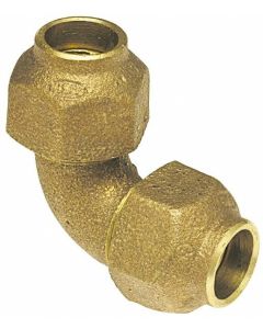 Cast Copper Flare FL x FL Elbow 90 1/2"