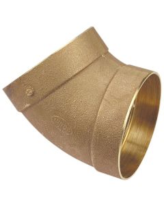 DWV Cast Copper C x C Elbow 45 4"