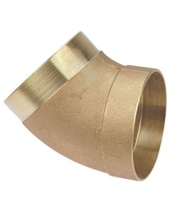 DWV Cast Copper Ftg x C Elbow 45 4"