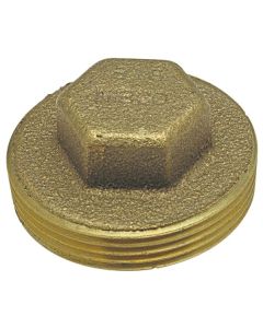 DWV Cast Copper Plug M (NPT) 2"