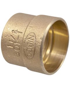 DWV Cast Copper Trap Adapter C x OD Tube 1 1/2"