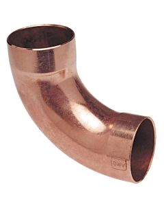 DWV Wrot Copper Long Radius Elbow 2"