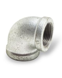 1/2" Galvanized Malleable Elbow 90°