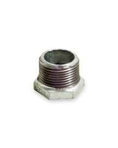 1-1/4" X 1/4" Galvanized Malleable Hex Bushing