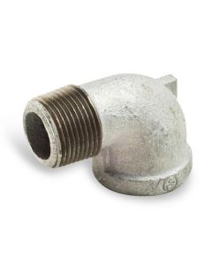 1/2" Galvanized Malleable Elbow 90° Street
