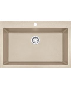 Franke DIG61091-CHA Primo 33" L X 22" W X 9" D Single Basin Undermount In Granite Kitchen in Champagne