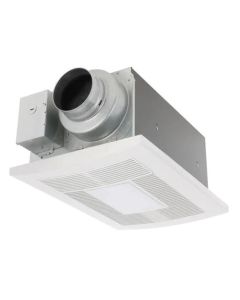 Panasonic FV-0511VHL1 WhisperWarm DC 50-80-110 CFM Ceiling Exhaust Fan with LED Light/Night Light and Heater In White