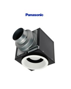 Panasonic FV-NLF46RES Recessed Inlet for Use with In-Line Panasonic Exhaust Fans In Black