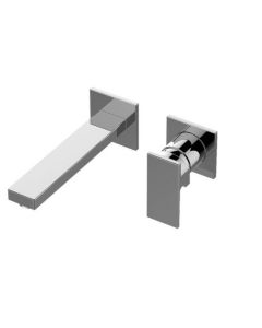 Graff G-11235-LM55W-BK-T Incanto Wall-Mounted Lavatory Faucet with Single Handle - Trim in Architectural Black
