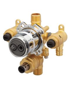 Gerber G00GS557S Treysta 5-1/9" H X 6-1/9" W Tub and Shower Valve with Diverter- Vertical Inputs with Stops- Cold Expansion Pex
