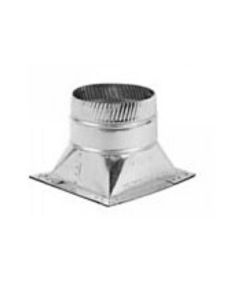 Gray Metal 7-163AD-SQ 7" Side Takeoff with Adhesive – Square Base