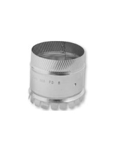 Gray Metal 7-313FGD 7" Round Start Collar - 6" Long with Damper