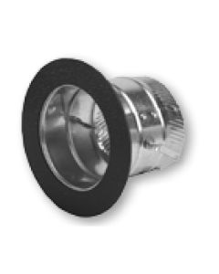Gray Metal 6-400AD 6" Round Adhesive Takeoff with Damper
