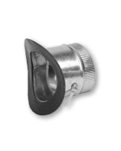 Gray Metal 7-406AD 7" Saddle Style Adhesives Takeoff with Damper