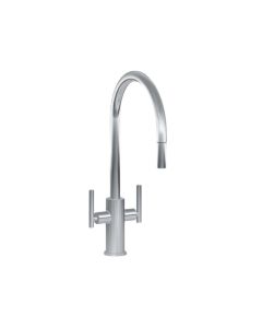 Graff G-4671-LM49D-PC Sospiro 16 7/16" H, 1.8 GPM Contemporary Two-Handle Single-Hole Pull Down Kitchen Faucet in Polished Chrome