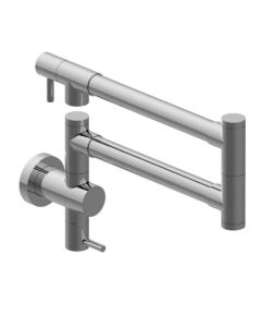 Graff G-4910-LM41P-BNI M.E. 25 1.8 GPM Wall Mounted Single Hole Pot Filler in Brushed Nickel