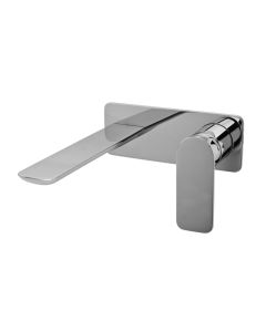 Graff G-6336-LM42W-PC-T Sento 1.2 GPM Wall Mounted Single Hole Bathroom Faucet in Polished Chrome (Rough Sold Separately)