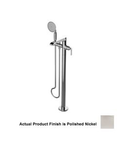 Graff G-6854-LM47N-PN-T Finezza UNO Floor-Mounted Tub Filler - Trim in Polished Nickel