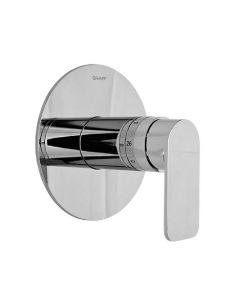 Graff G-8036-LM42S-PC-T M-Series Transitional Thermostatic Trim Plate with Lever Handle in Polished Chrome