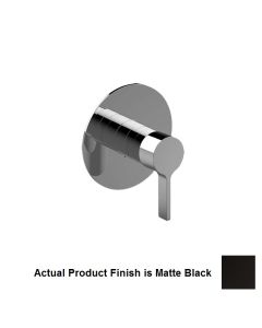 Graff G-8036-LM46S-BK-T Terra Thermostatic Valve Trim with Handle in Matte Black