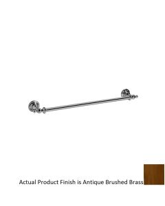 Graff G-9004-ABB 24" Towel Bar in Antique Brass