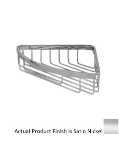 Graff G-9010-SN Corner Shower Basket in Satin Nickel