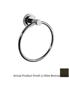 Graff G-9147-OB Transitional Towel Ring in Olive Bronze