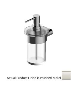 Graff G-9404-PN Phase, Terra Wall Mounted Soap Dispenser in Polished Nickel