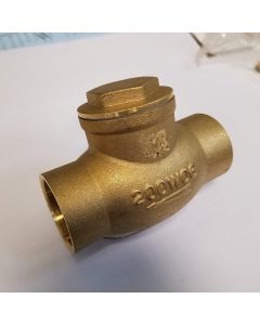 Granite GCH25 Brass Check Swing Valve, 2 1/2" Solder