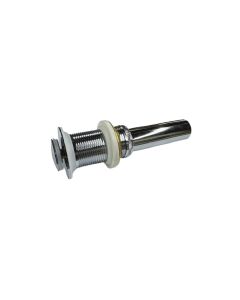 Grid Drain with Overflow in Polished Chrome