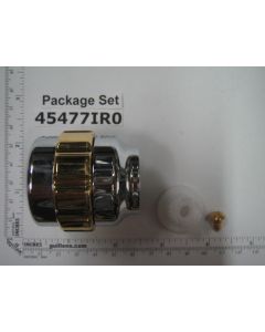 Grohe 45477IR0 Ultra 400 Handle With Grip Ring in Starlight Chrome/Polished Brass
