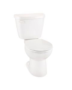 Gerber GWS20902 Maxwell® 1.28 GPF Standard Round Front Two Piece Toilet with Right Hand Tank Lever in White (Seat Sold Separately)