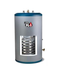 Utica H2OI60UB H2O Series 60 Gallons Single Coil Stainless Steel Indirect Water Heater