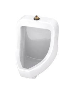 Gerber GHE27740 Lafayette™ 13-3/8" Width 1.0 GPF Wall Hung Urinal Washout Top Spud in White 