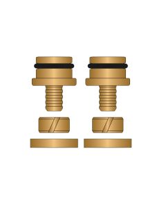 HeatLink 77012 3/8" PEX to TwistSeal Manifold Connector
