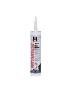Hercules 25676 Plumbers Caulk 11 oz. Silicone Sealant in White